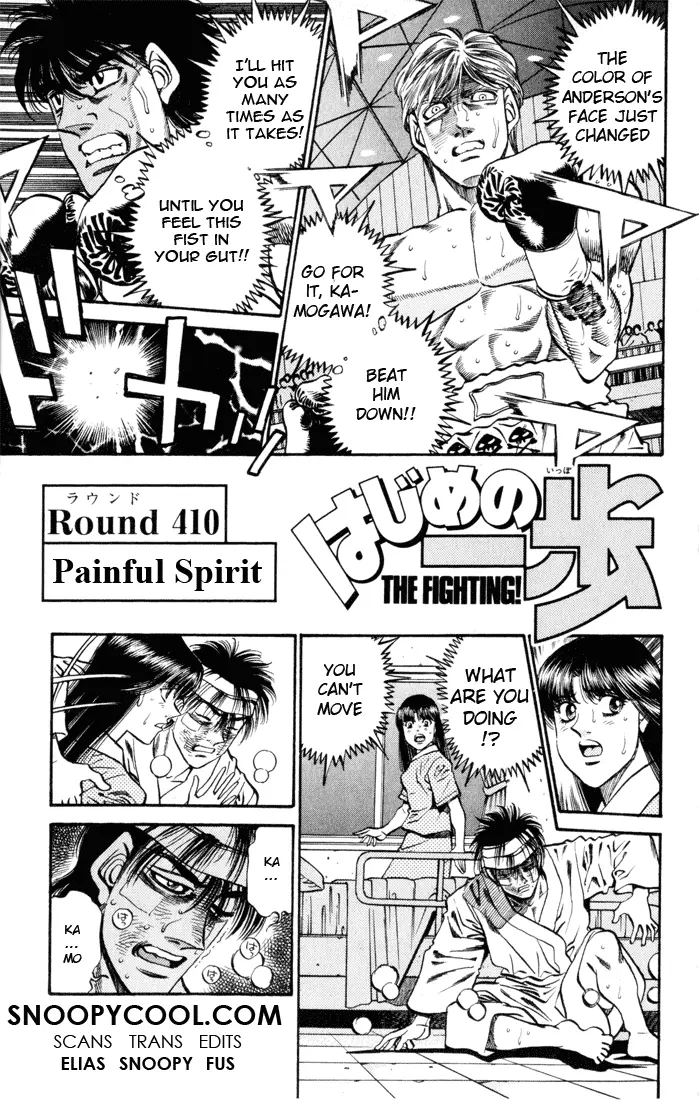 Read Hajime No Ippo - Chapter 410 - www.hajimenoippomanga.org | Image 1