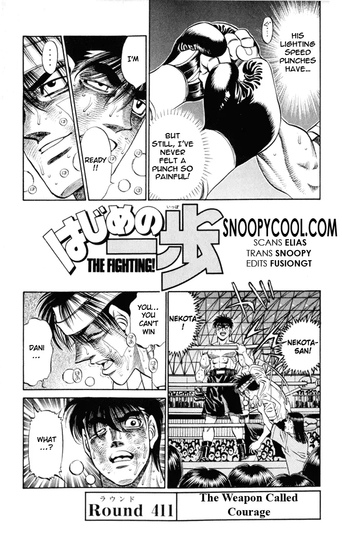 Read Hajime No Ippo - Chapter 411 - www.hajimenoippomanga.org | Image 1