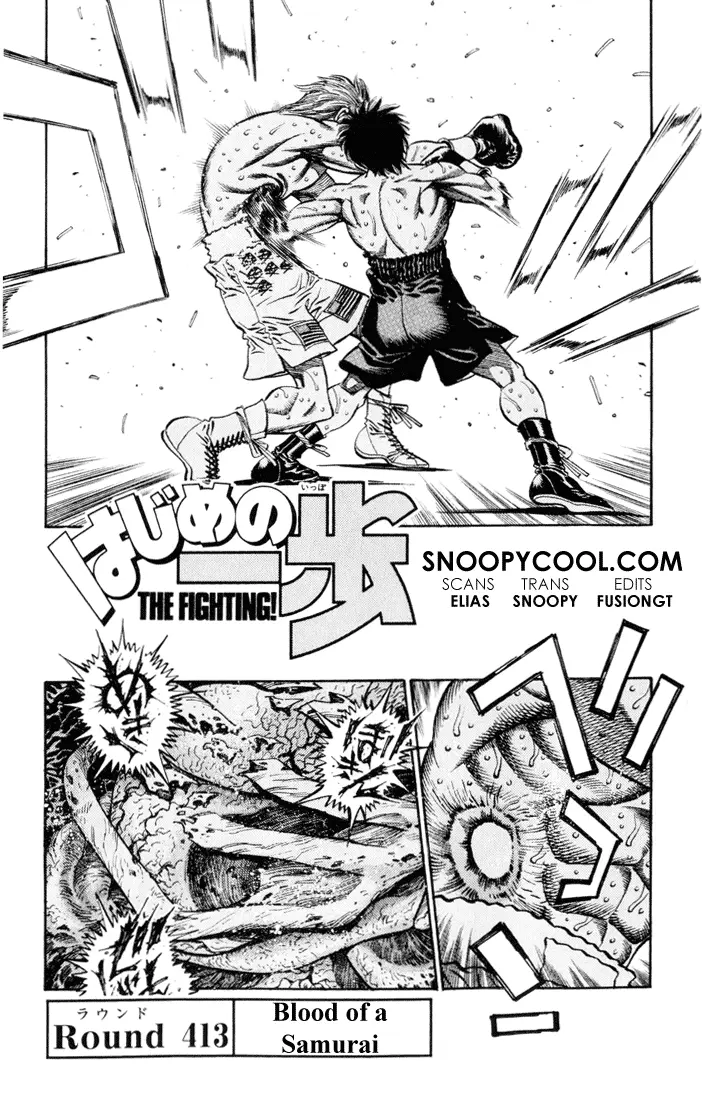 Read Hajime No Ippo - Chapter 413 - www.hajimenoippomanga.org | Image 1