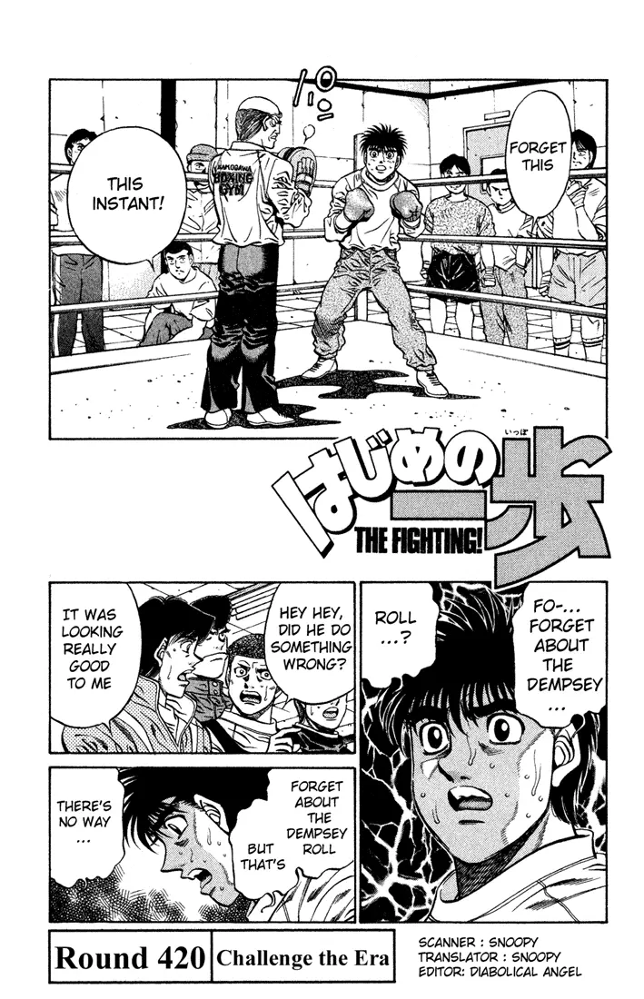Read Hajime No Ippo - Chapter 420 - www.hajimenoippomanga.org | Image 1