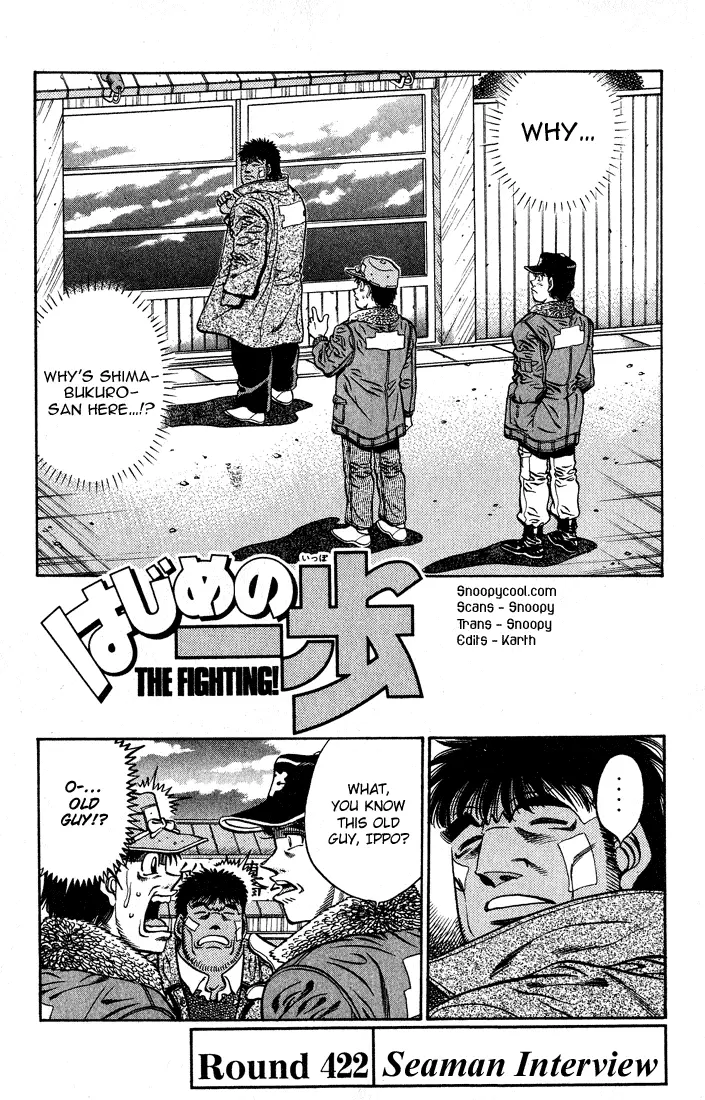 Read Hajime No Ippo - Chapter 422 - www.hajimenoippomanga.org | Image 1
