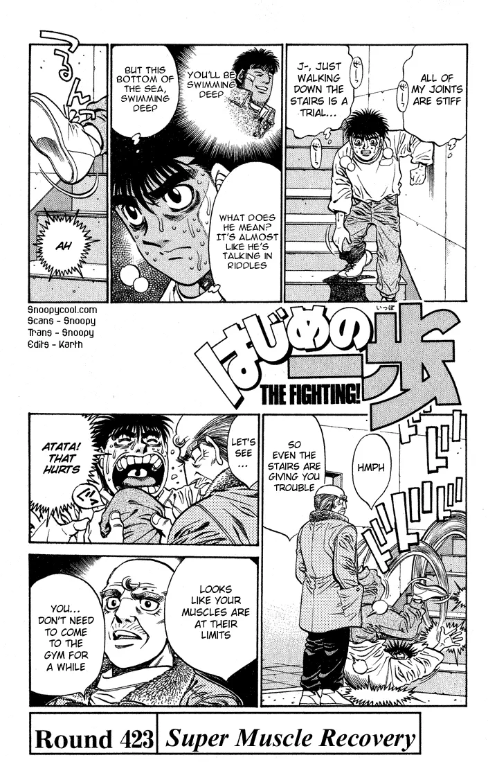 Read Hajime No Ippo - Chapter 423 - www.hajimenoippomanga.org | Image 1
