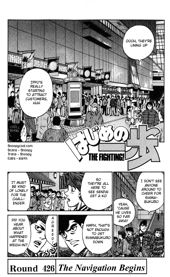 Read Hajime No Ippo - Chapter 426 - www.hajimenoippomanga.org | Image 1