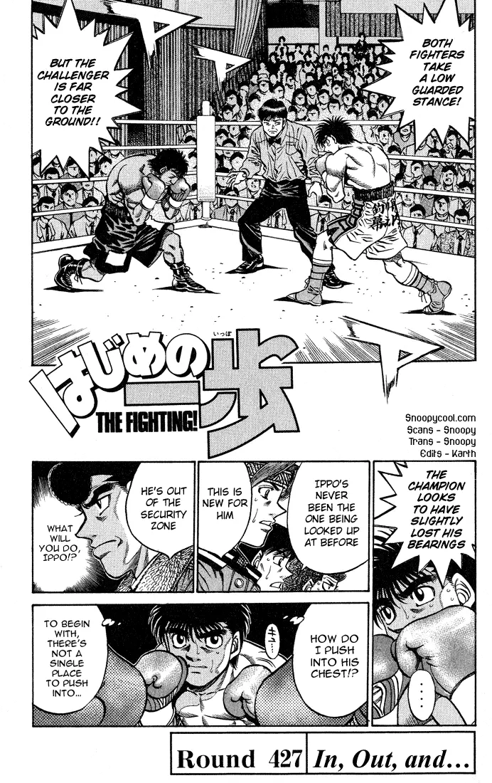 Read Hajime No Ippo - Chapter 427 - www.hajimenoippomanga.org | Image 1