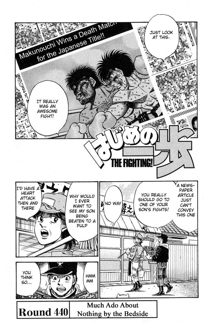 Read Hajime No Ippo - Chapter 440 - www.hajimenoippomanga.org | Image 1