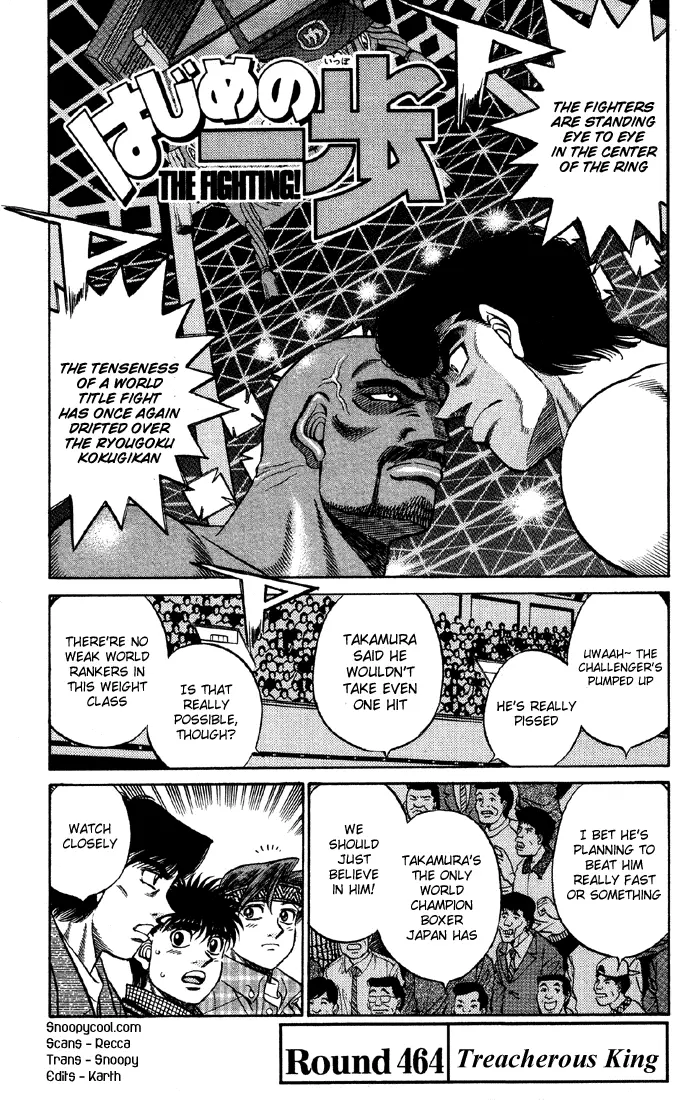 Read Hajime No Ippo - Chapter 464 - www.hajimenoippomanga.org | Image 1