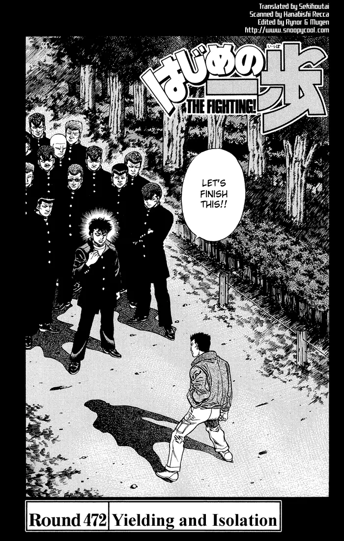 Read Hajime No Ippo - Chapter 472 - www.hajimenoippomanga.org | Image 1