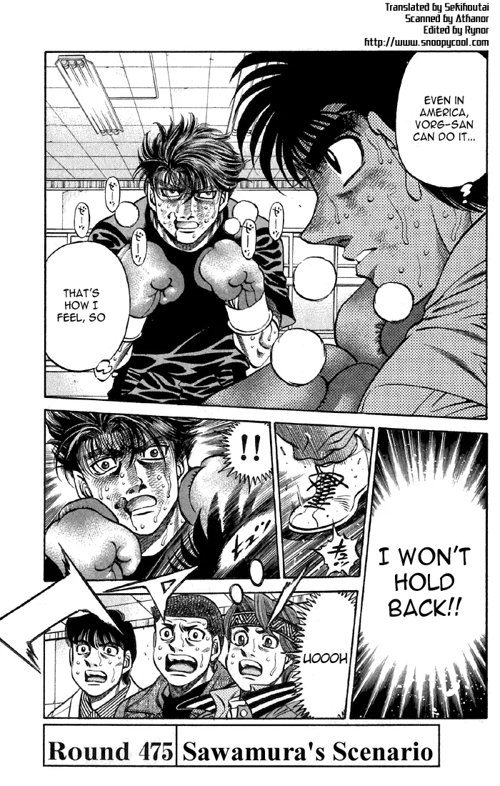 Read Hajime No Ippo - Chapter 475 - www.hajimenoippomanga.org | Image 1