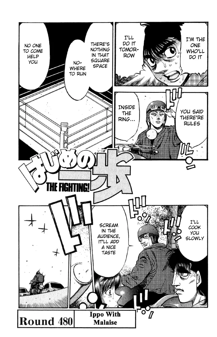 Read Hajime No Ippo - Chapter 480 - www.hajimenoippomanga.org | Image 1