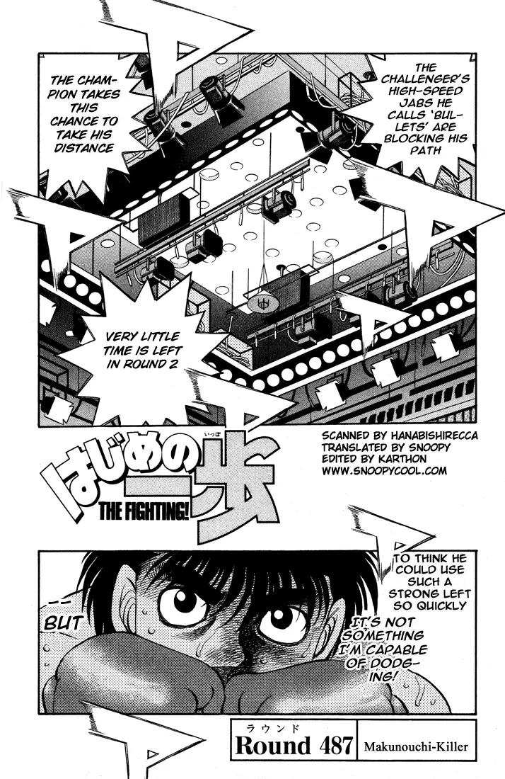 Read Hajime No Ippo - Chapter 487 - www.hajimenoippomanga.org | Image 1