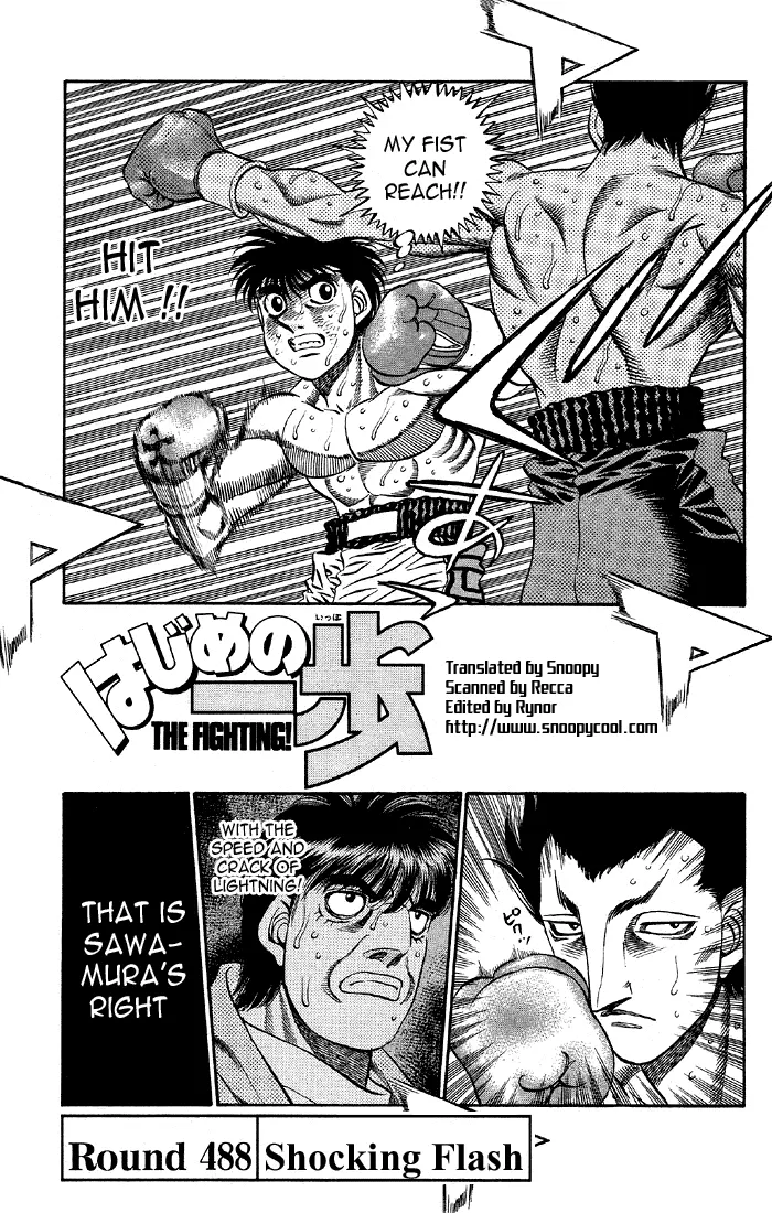 Read Hajime No Ippo - Chapter 488 - www.hajimenoippomanga.org | Image 1