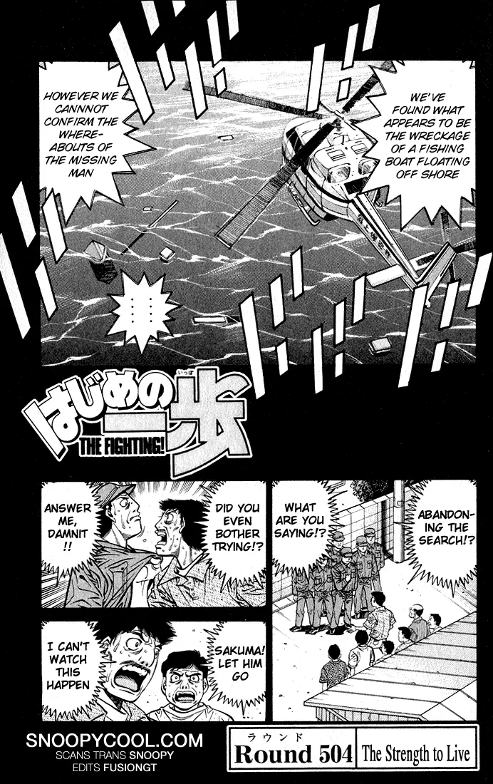 Read Hajime No Ippo - Chapter 504 - www.hajimenoippomanga.org | Image 1