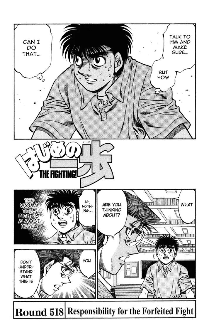 Read Hajime No Ippo - Chapter 518 - www.hajimenoippomanga.org | Image 1