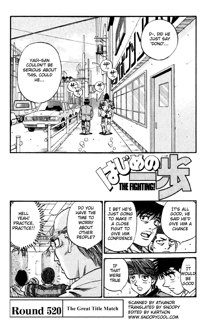 Read Hajime No Ippo - Chapter 520 - www.hajimenoippomanga.org | Image 1