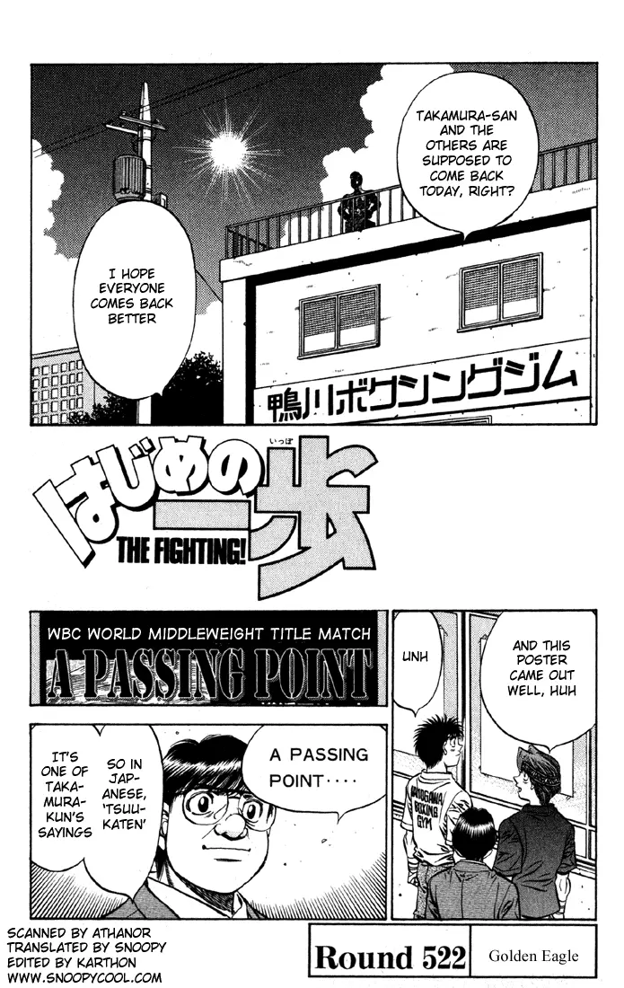 Read Hajime No Ippo - Chapter 522 - www.hajimenoippomanga.org | Image 1