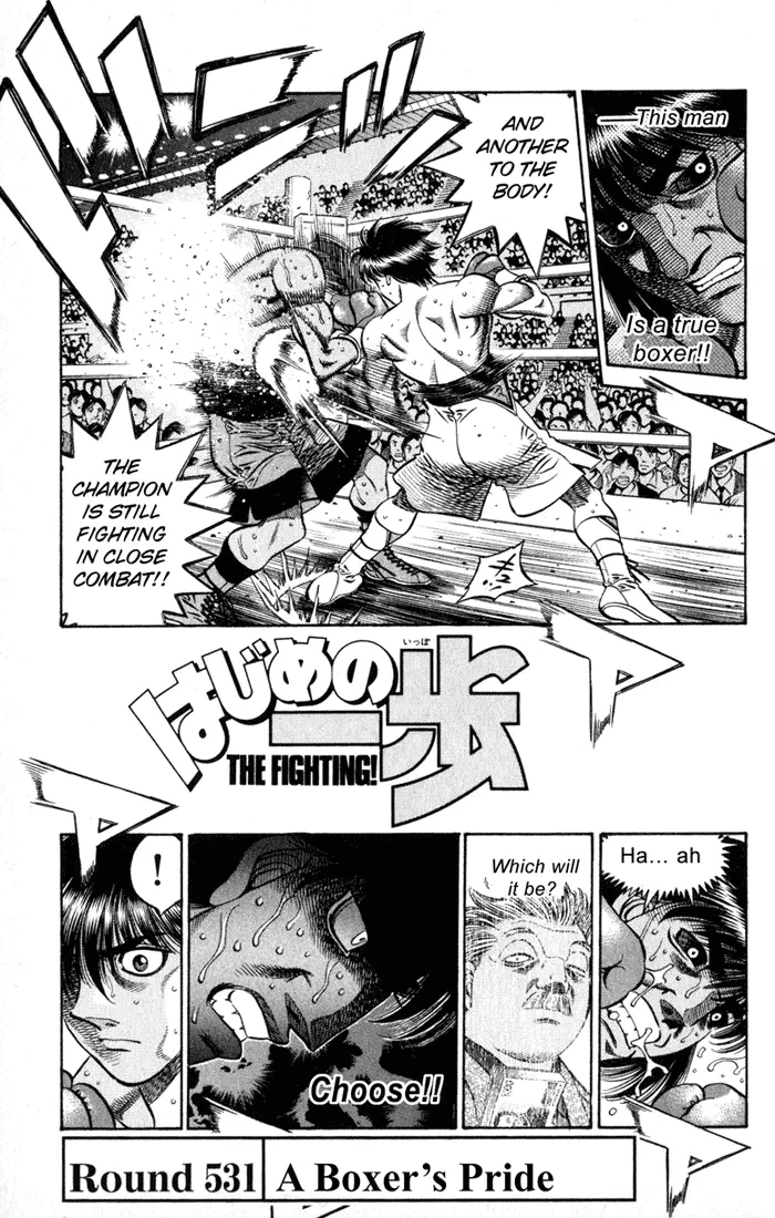 Read Hajime No Ippo - Chapter 531 - www.hajimenoippomanga.org | Image 1