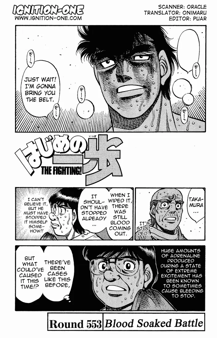 Read Hajime No Ippo - Chapter 553 - www.hajimenoippomanga.org | Image 1