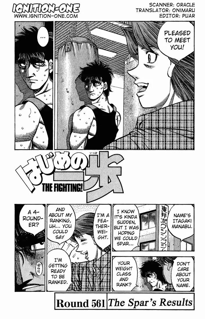 Read Hajime No Ippo - Chapter 561 - www.hajimenoippomanga.org | Image 1