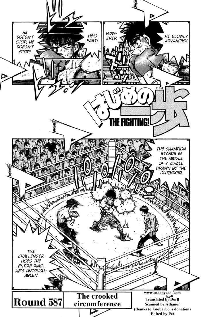 Read Hajime No Ippo - Chapter 587 - www.hajimenoippomanga.org | Image 1