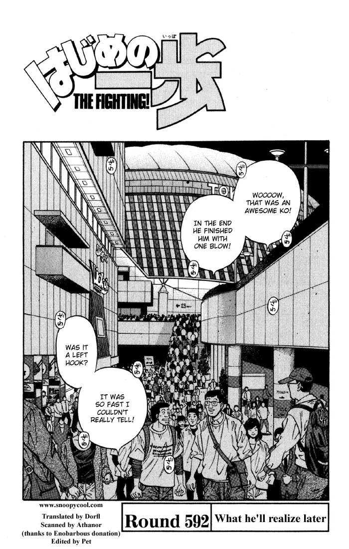 Read Hajime No Ippo - Chapter 592 - www.hajimenoippomanga.org | Image 1
