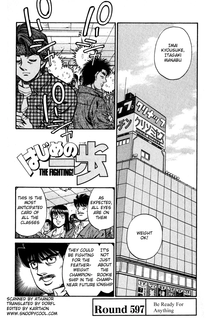 Read Hajime No Ippo - Chapter 597 - www.hajimenoippomanga.org | Image 1