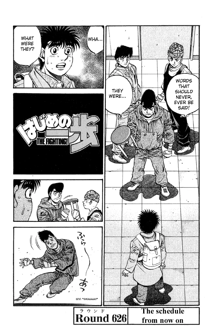 Read Hajime No Ippo - Chapter 626 - www.hajimenoippomanga.org | Image 1
