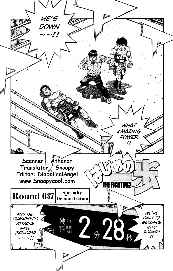 Read Hajime No Ippo - Chapter 637 - www.hajimenoippomanga.org | Image 1