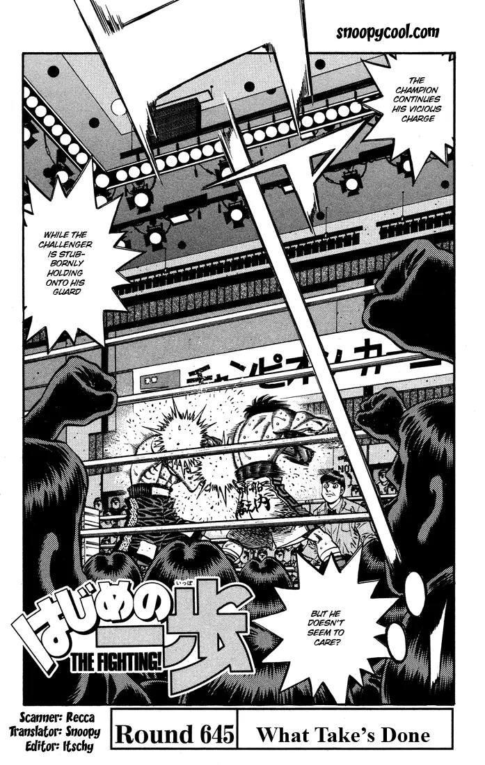 Read Hajime No Ippo - Chapter 645 - www.hajimenoippomanga.org | Image 1