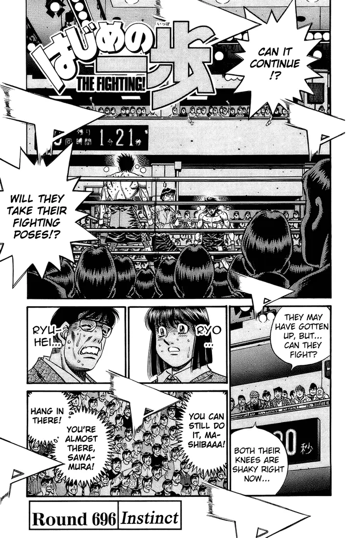 Read Hajime No Ippo - Chapter 696 - www.hajimenoippomanga.org | Image 1