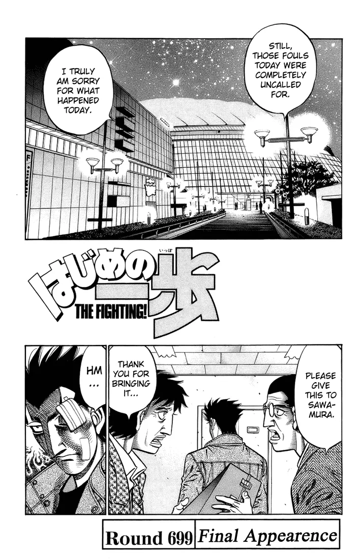Read Hajime No Ippo - Chapter 699 - www.hajimenoippomanga.org | Image 1