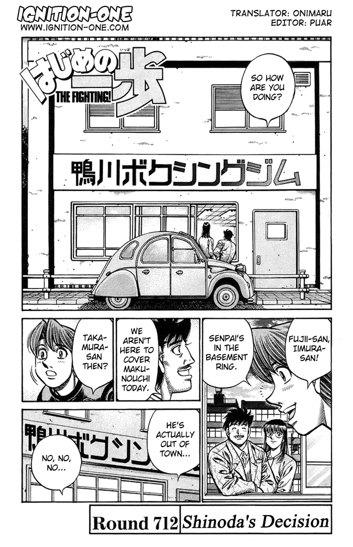 Read Hajime No Ippo - Chapter 712 - www.hajimenoippomanga.org | Image 1