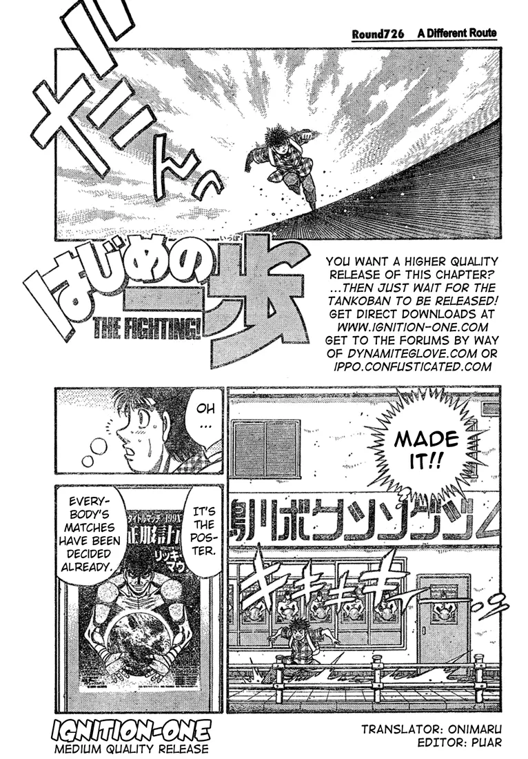 Read Hajime No Ippo - Chapter 726 - www.hajimenoippomanga.org | Image 1
