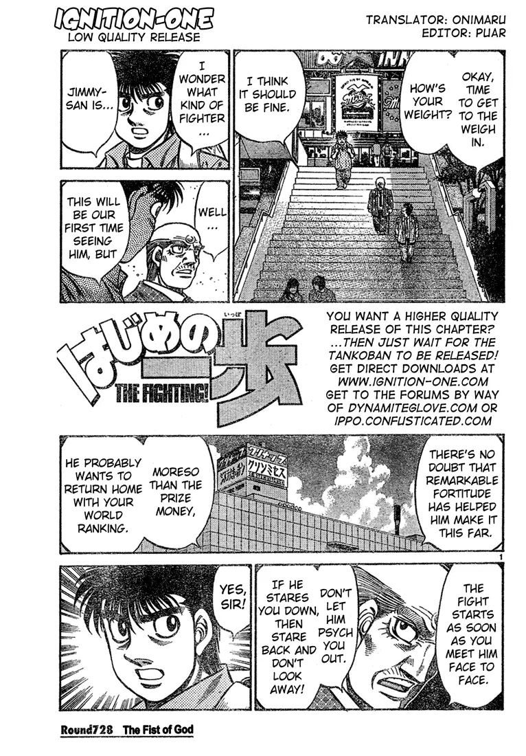 Read Hajime No Ippo - Chapter 728 - www.hajimenoippomanga.org | Image 1