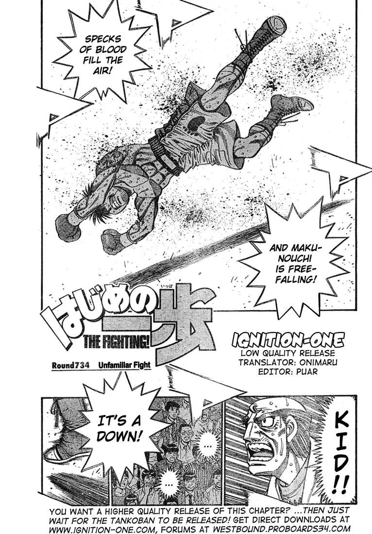 Read Hajime No Ippo - Chapter 734 - www.hajimenoippomanga.org | Image 1