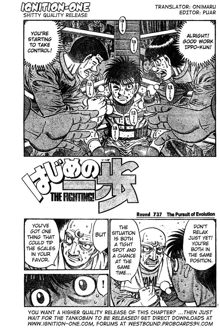 Read Hajime No Ippo - Chapter 737 - www.hajimenoippomanga.org | Image 1