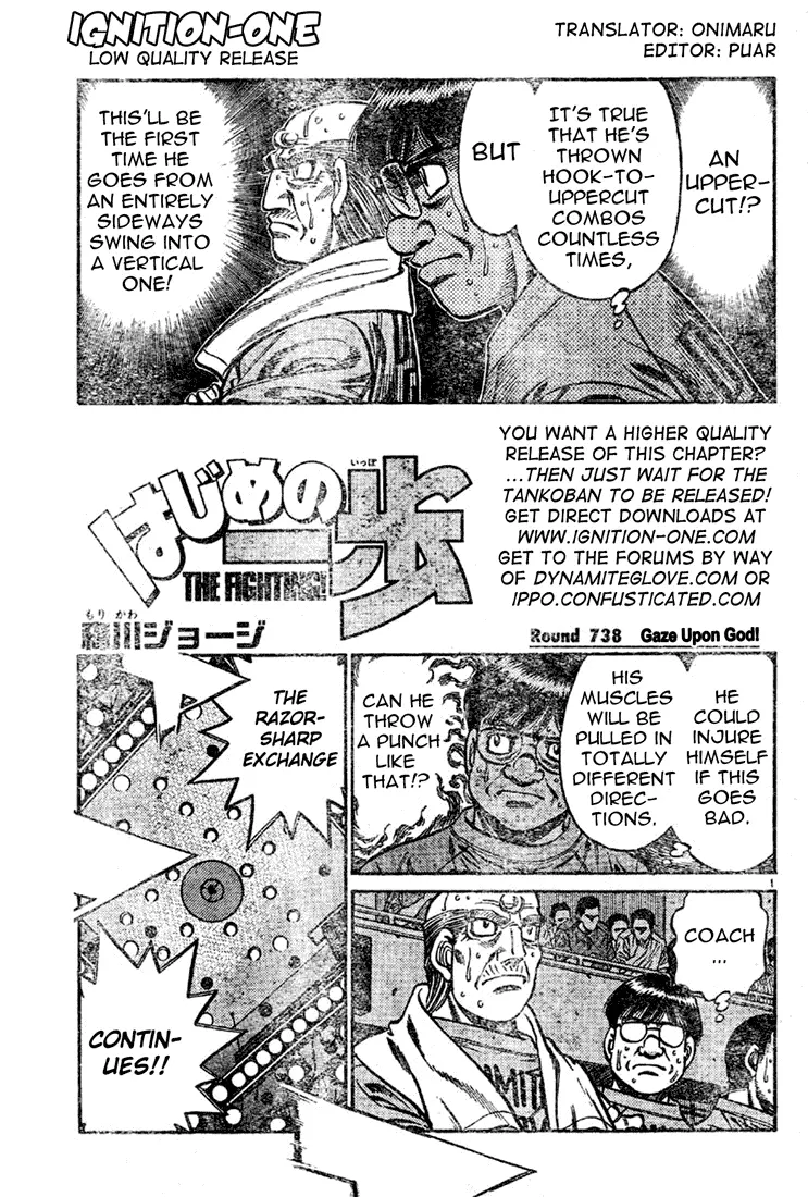 Read Hajime No Ippo - Chapter 738 - www.hajimenoippomanga.org | Image 1