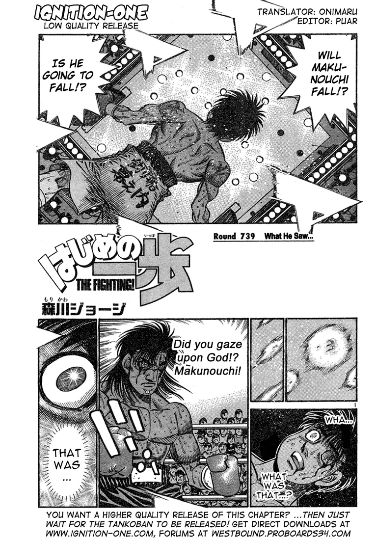 Read Hajime No Ippo - Chapter 739 - www.hajimenoippomanga.org | Image 1