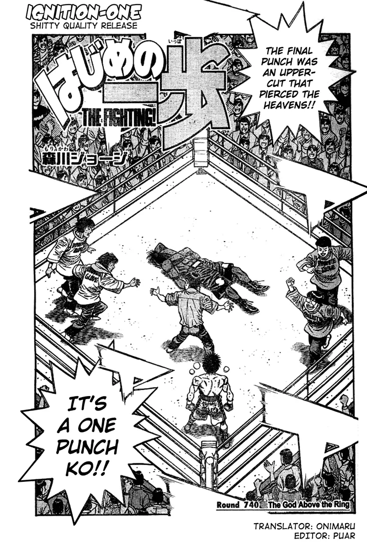 Read Hajime No Ippo - Chapter 740 - www.hajimenoippomanga.org | Image 1