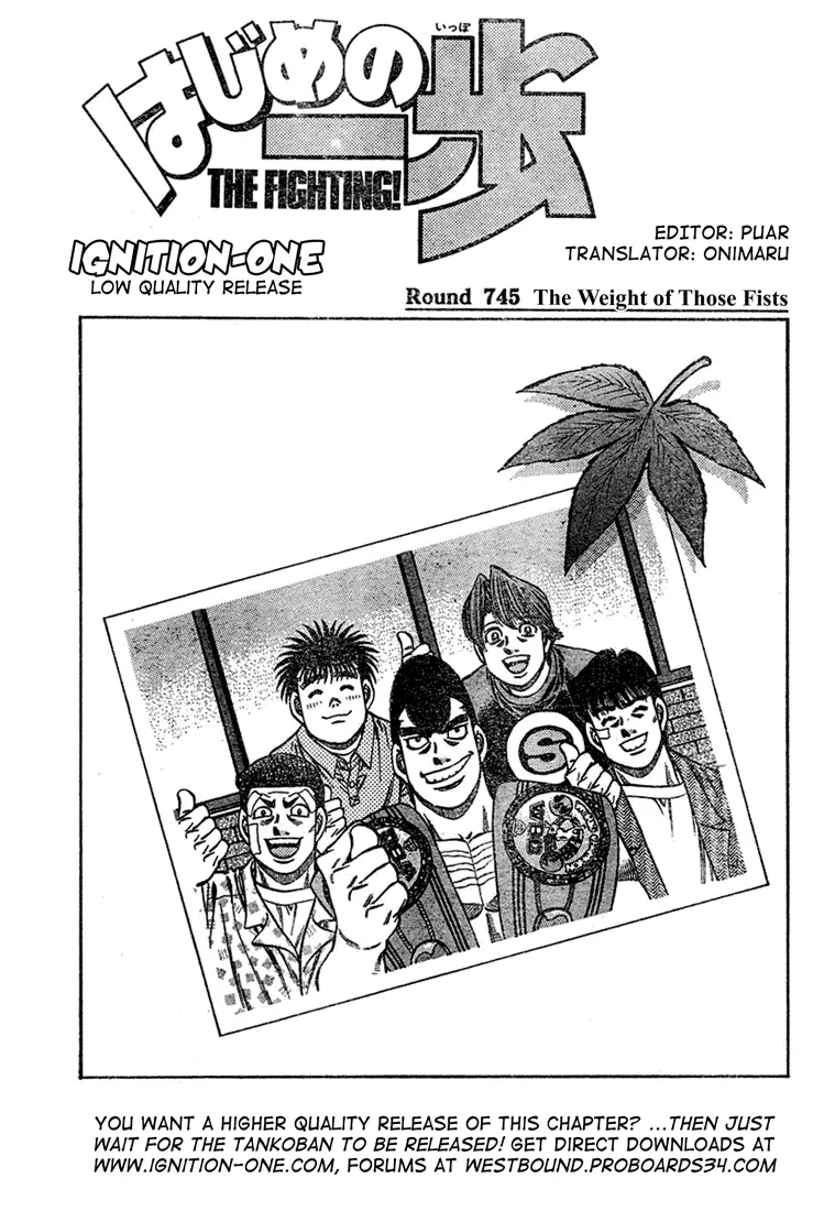 Read Hajime No Ippo - Chapter 745 - www.hajimenoippomanga.org | Image 1