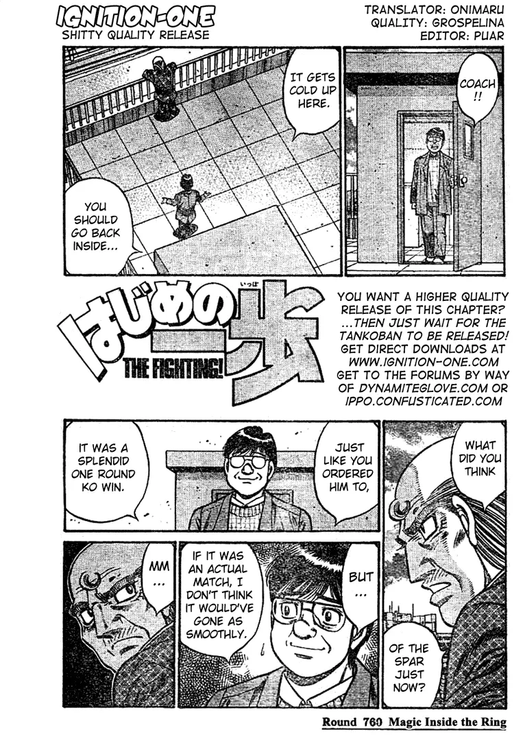 Read Hajime No Ippo - Chapter 760 - www.hajimenoippomanga.org | Image 1