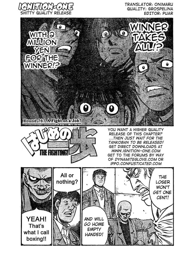 Read Hajime No Ippo - Chapter 767 - www.hajimenoippomanga.org | Image 1