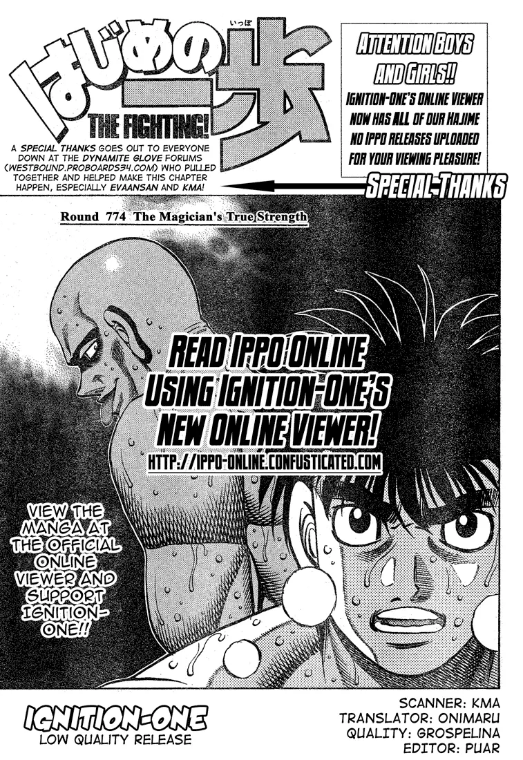 Read Hajime No Ippo - Chapter 774 - www.hajimenoippomanga.org | Image 1