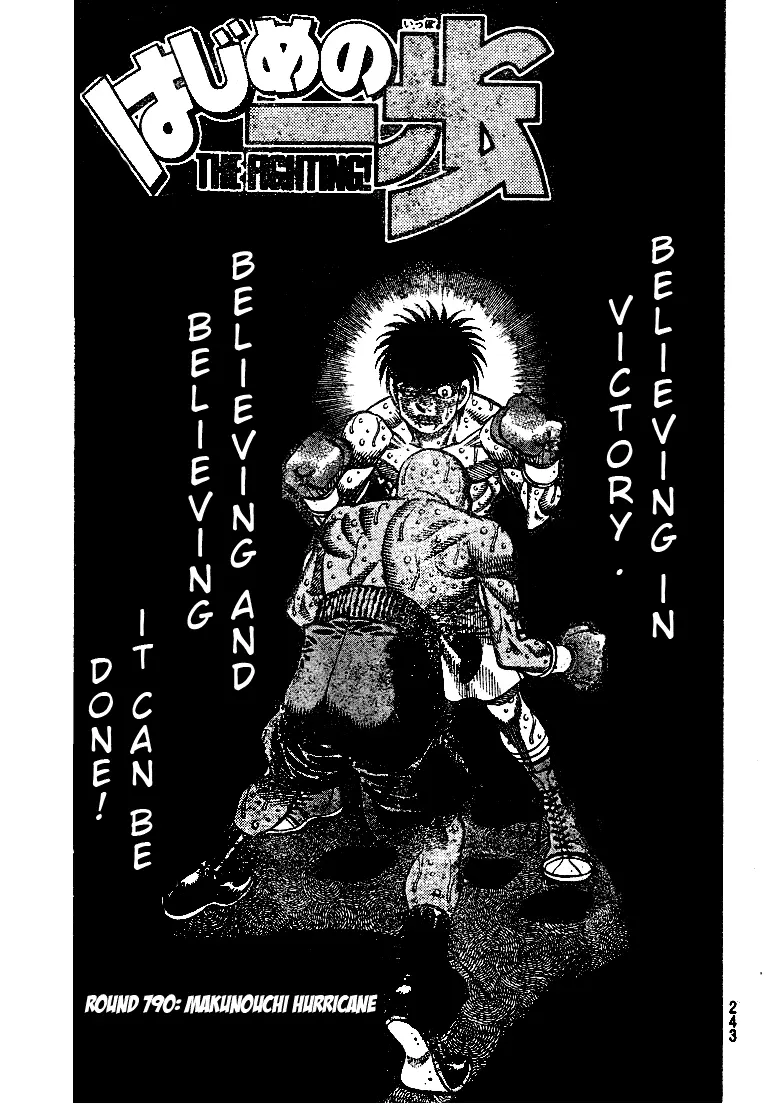 Read Hajime No Ippo - Chapter 790 - www.hajimenoippomanga.org | Image 1