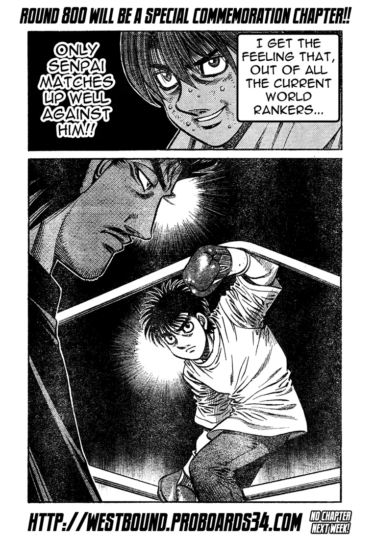 Read Hajime No Ippo - Chapter 799 - www.hajimenoippomanga.org | Image 17