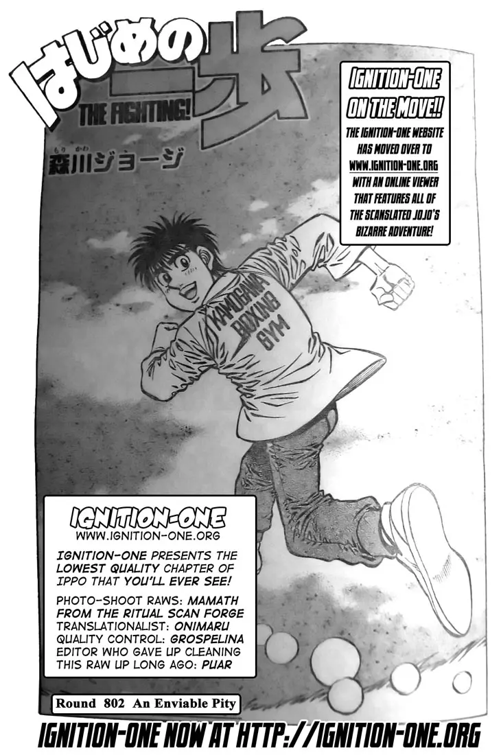 Read Hajime No Ippo - Chapter 802 - www.hajimenoippomanga.org | Image 1