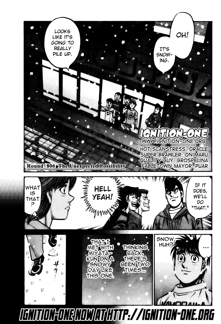 Read Hajime No Ippo - Chapter 806 - www.hajimenoippomanga.org | Image 1
