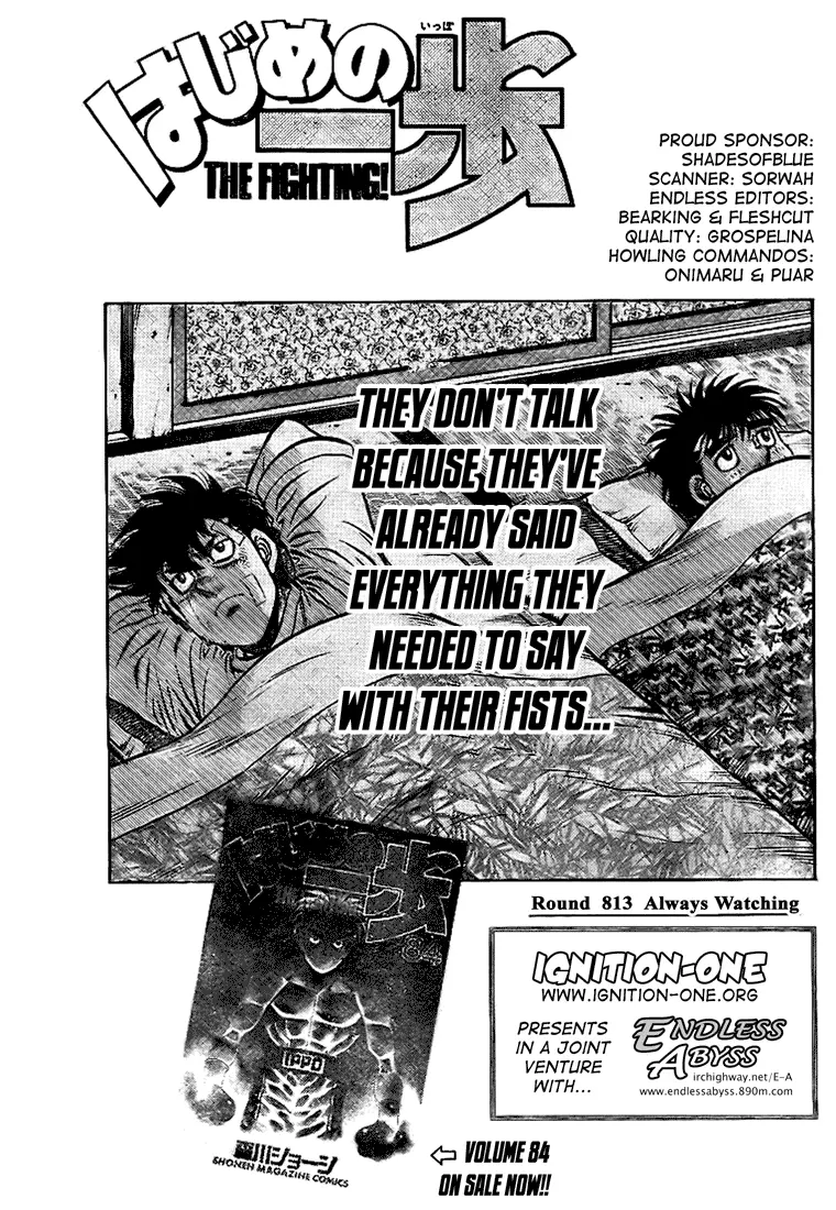 Read Hajime No Ippo - Chapter 813 - www.hajimenoippomanga.org | Image 1