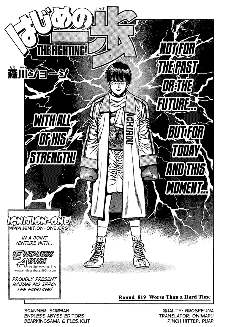 Read Hajime No Ippo - Chapter 819 - www.hajimenoippomanga.org | Image 1