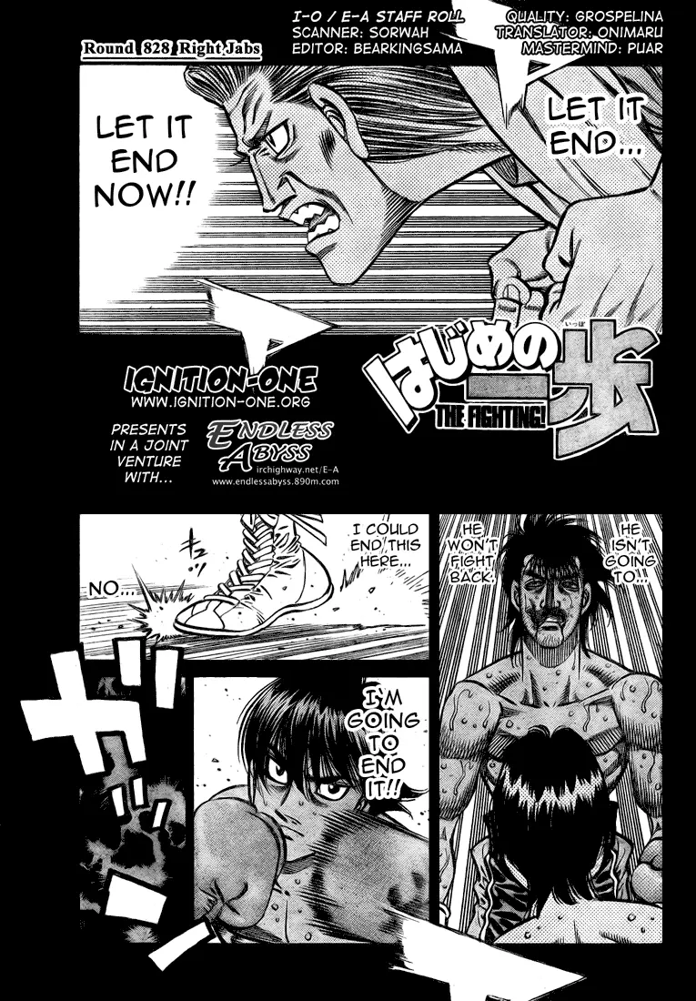 Read Hajime No Ippo - Chapter 828 - www.hajimenoippomanga.org | Image 1