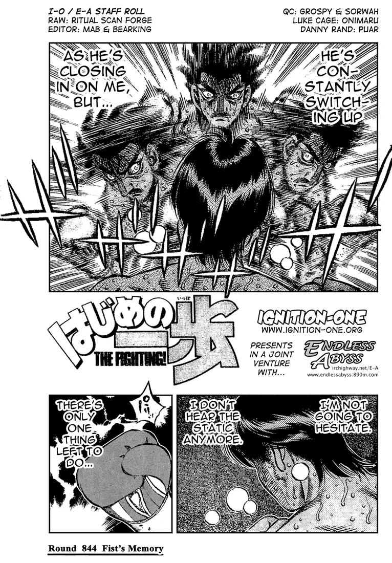 Read Hajime No Ippo - Chapter 844 - www.hajimenoippomanga.org | Image 1
